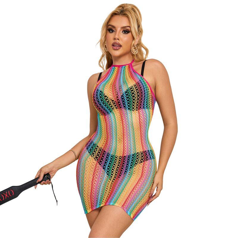 SUBBLIME - 952341 VESTIDO DE REJILLA ARCOIRIS TALLA ÚNICA - Nuvica