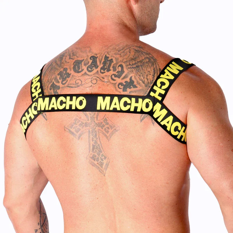 MACHO - ARNÉS DOBLE AMARILLO - Nuvica