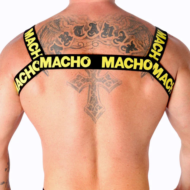 MACHO - ARNÉS DOBLE AMARILLO - Nuvica