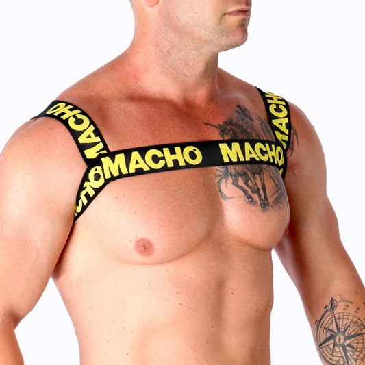 MACHO - ARNÉS DOBLE AMARILLO - Nuvica