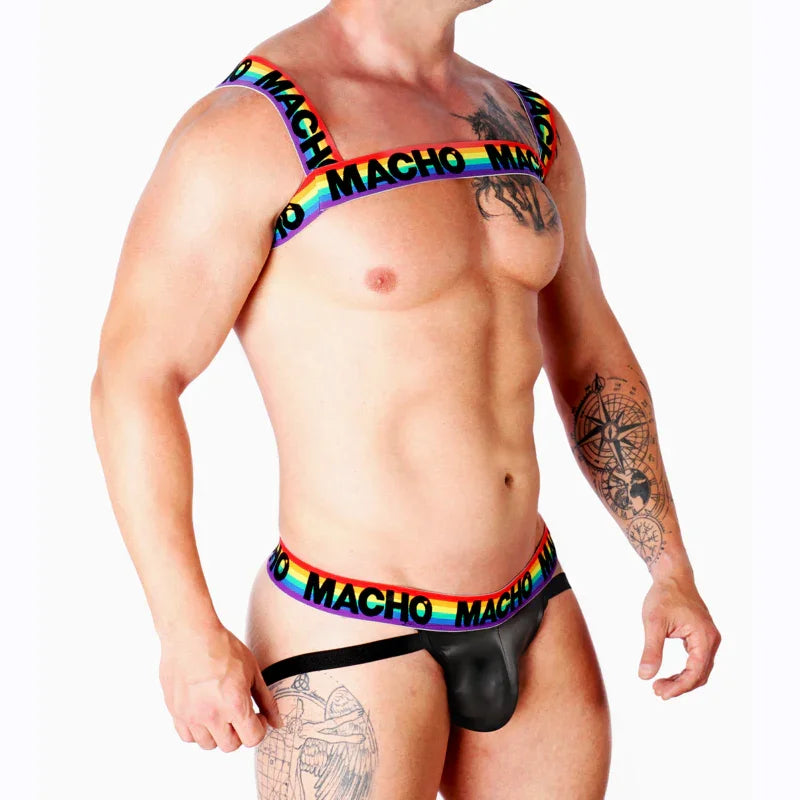 MACHO - ARNÉS DOBLE PRIDE LIMITED - Nuvica