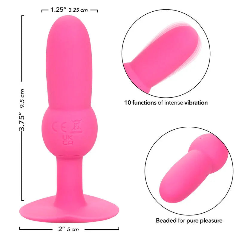 CALEXOTICS - FIRST TIME PLUG ANAL CON CUENCAS 10 VIBRACIONES ROSA - Nuvica