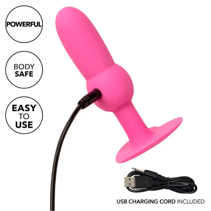 CALEXOTICS - FIRST TIME PLUG ANAL CON CUENCAS 10 VIBRACIONES ROSA - Nuvica