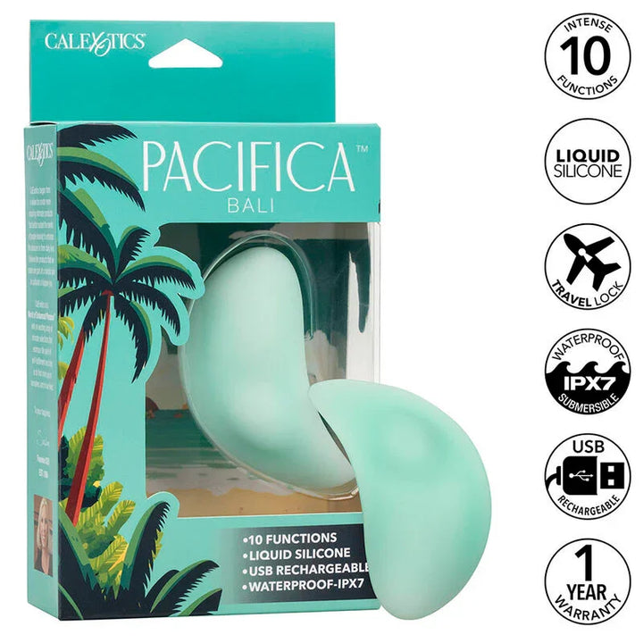 CALEXOTICS - PACIFICA BALI ESTIMULADOR 10 FUNCIONES AQUA - Nuvica
