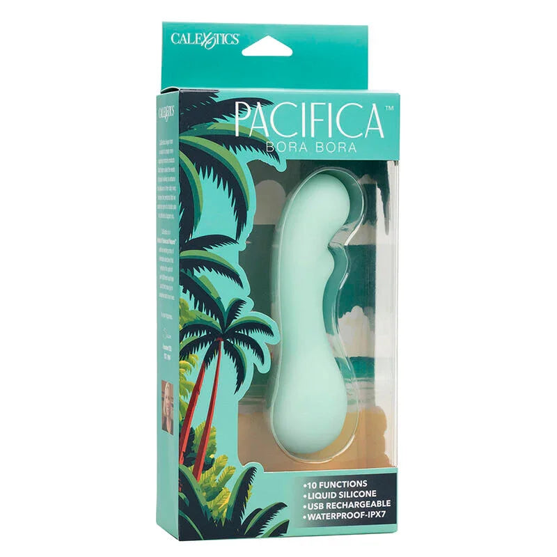 CALEXOTICS - PACIFICA BORA BORA ESTIMULADOR PUNTO G 10 VIBRACIONES AQUA - Nuvica