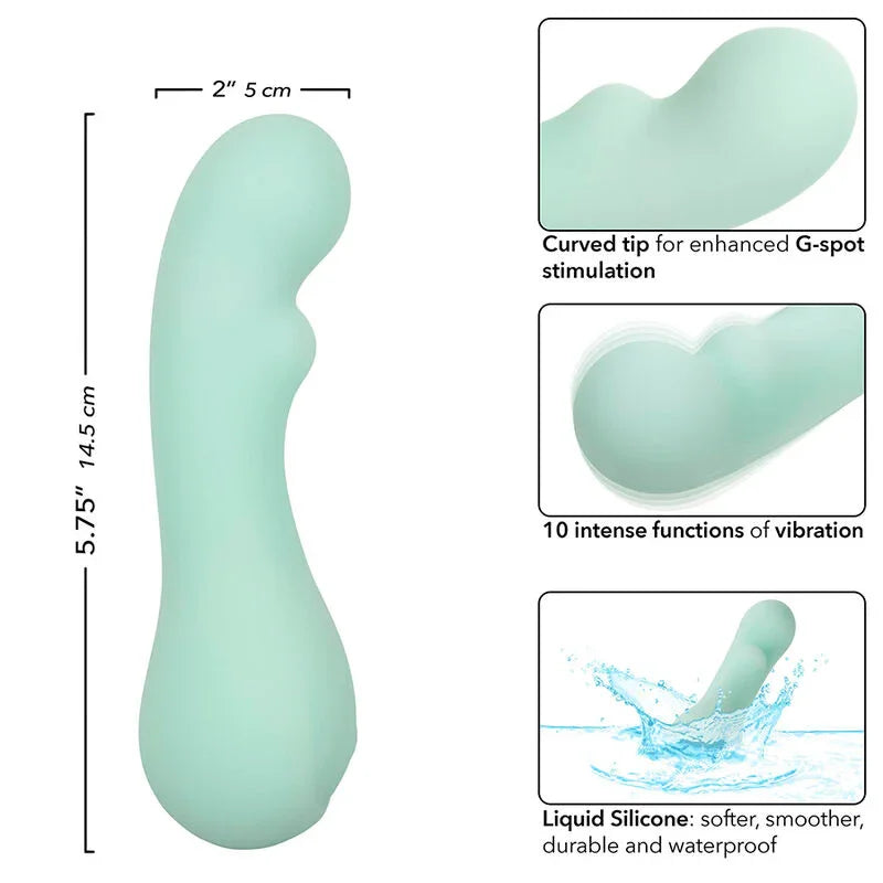 CALEXOTICS - PACIFICA BORA BORA ESTIMULADOR PUNTO G 10 VIBRACIONES AQUA - Nuvica