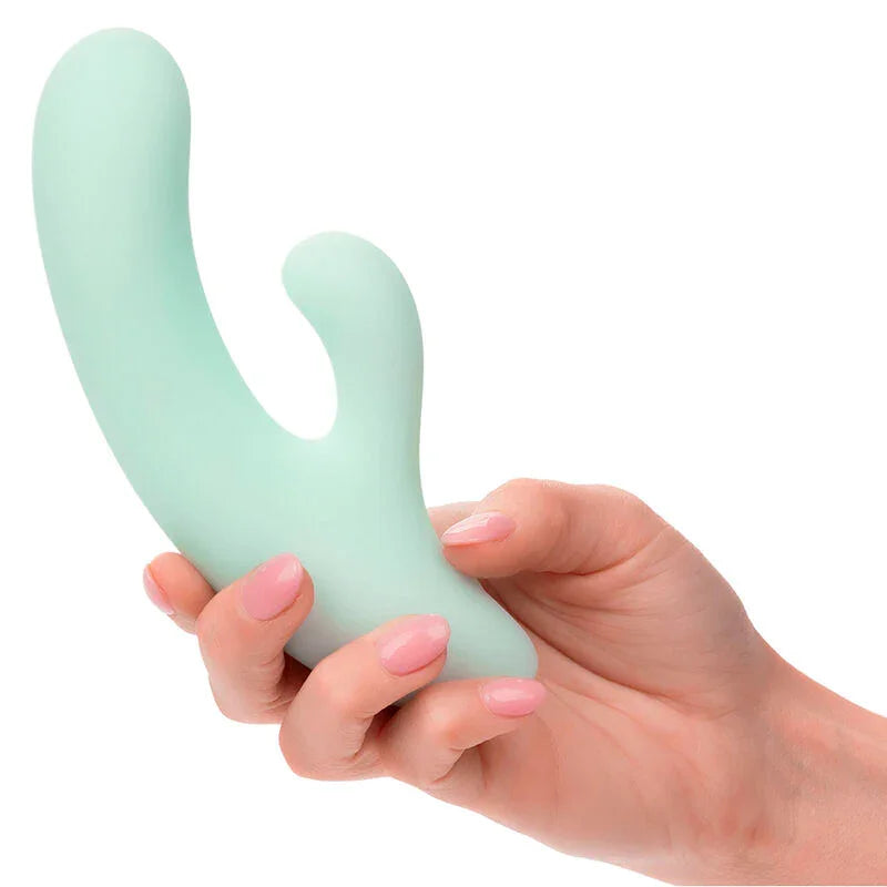 CALEXOTICS - PACIFICA FIJI VIBRADOR Y ESTIMULADOR PUNTO G 10 VIBRACIONES AQUA - Nuvica