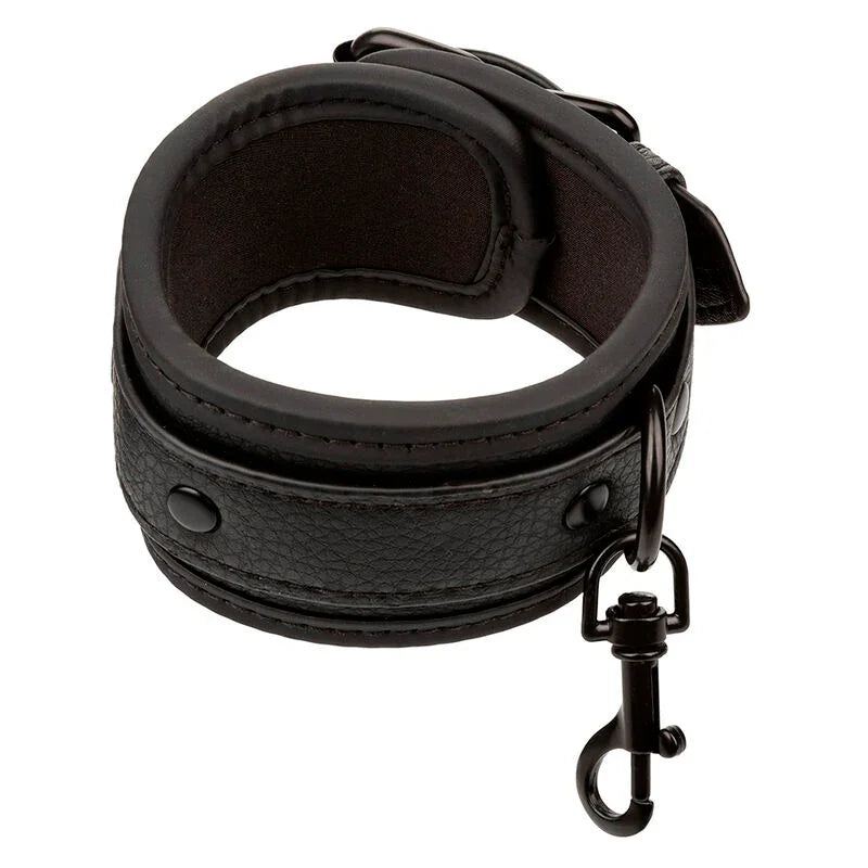 CALEXOTICS - NOCTURNAL ESPOSAS DE TOBILLO CUERO AJUSTABLE NEGRO - Nuvica