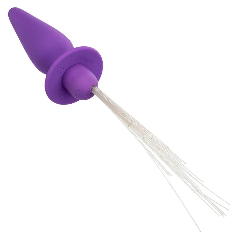 CALEXOTICS - SOUTHERN LIGHTS LIGHT UP PLUG ANAL CON LUCES 10 VIBRACIONES SILICONA VIOLETA - Nuvica