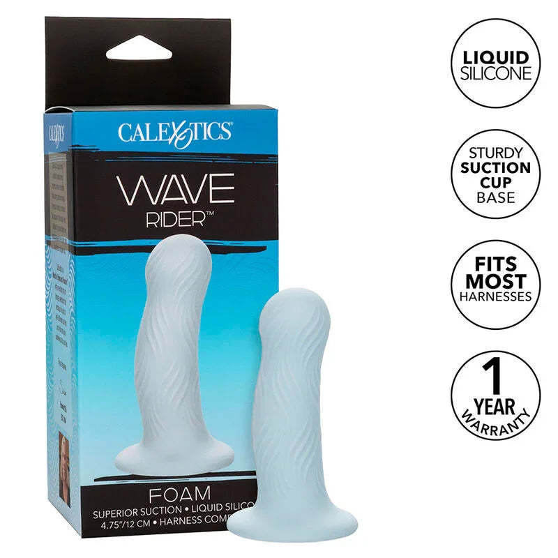 CALEXOTICS - WAVE RIDER PLUG ANAL ESPUMA AZUL - Nuvica