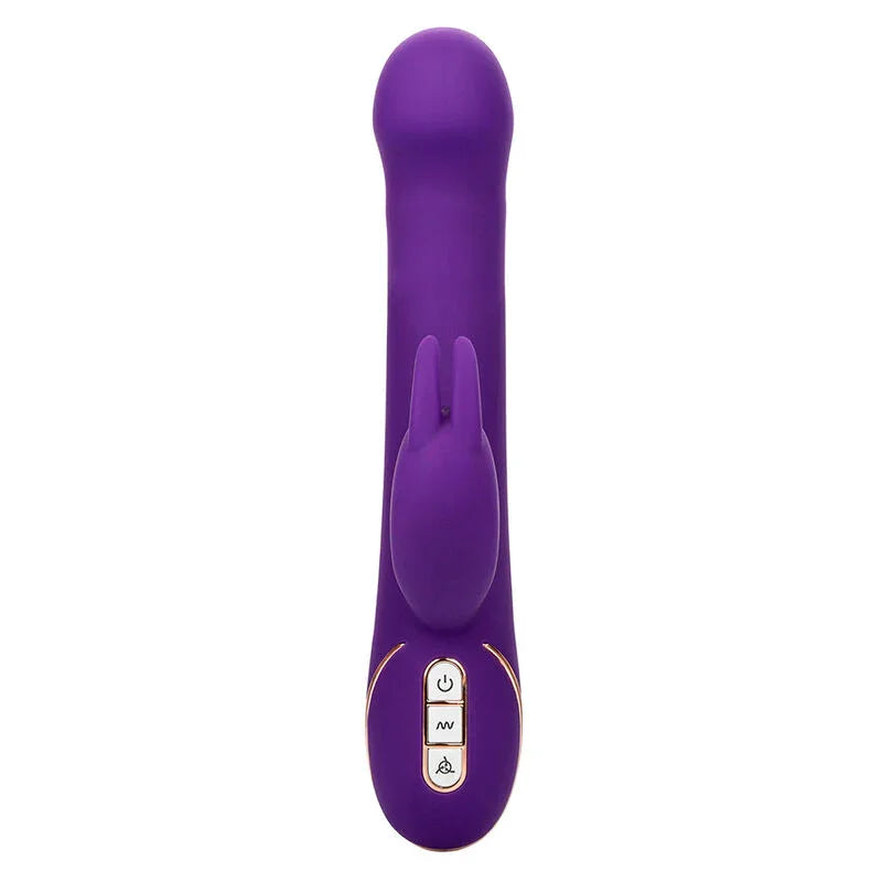 CALEXOTICS - JACK VIBRADOR RABBIT Y ESTIMULADOR 7 NIVELES DE VIBRACIÓN Y ONDAS ESTIMULADORAS AZUL - Nuvica