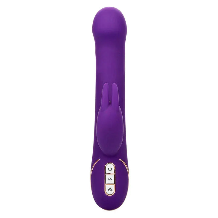 CALEXOTICS - JACK VIBRADOR RABBIT Y ESTIMULADOR 7 NIVELES DE VIBRACIÓN Y ONDAS ESTIMULADORAS AZUL - Nuvica