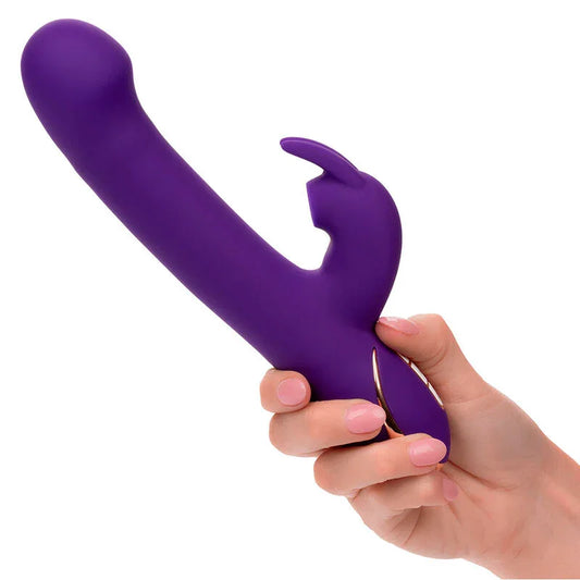 CALEXOTICS - JACK VIBRADOR RABBIT Y ESTIMULADOR 7 NIVELES DE VIBRACIÓN Y ONDAS ESTIMULADORAS AZUL - Nuvica