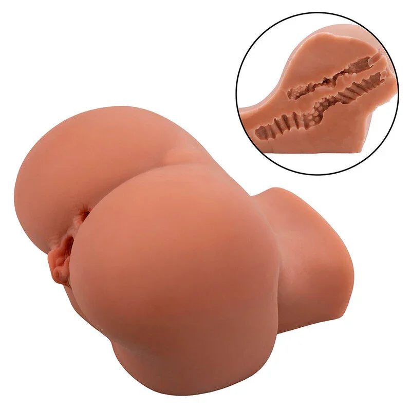 CALEXOTICS - THE ROLLER BABE DOBLE MASTURBADOR REALÍSTICO NATURAL - Nuvica