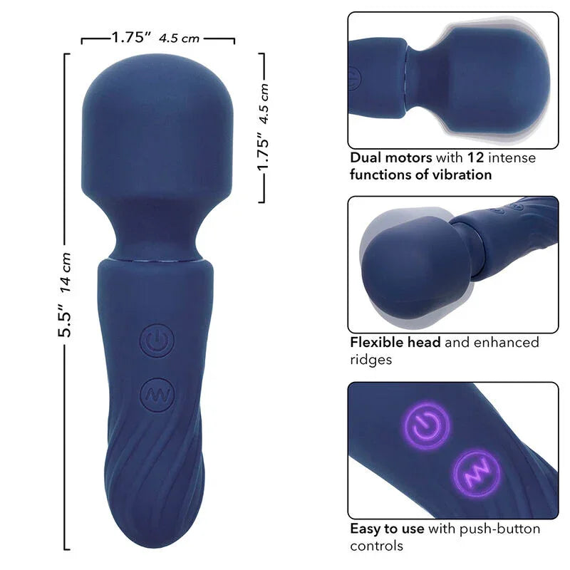 CALEXOTICS - CHARISMA CHARM MASAJEADOR 12 FUNCIONES MORADO - Nuvica