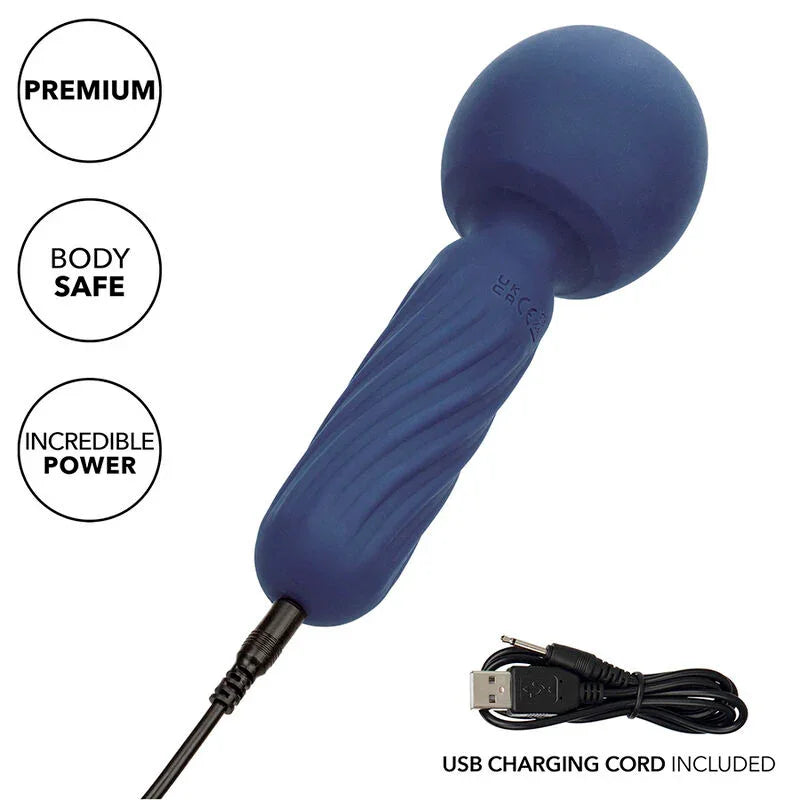 CALEXOTICS - CHARISMA SEDUCTION MASAJEADOR 12 FUNCIONES 17,75 CM X 6,25 CM MORADO - Nuvica