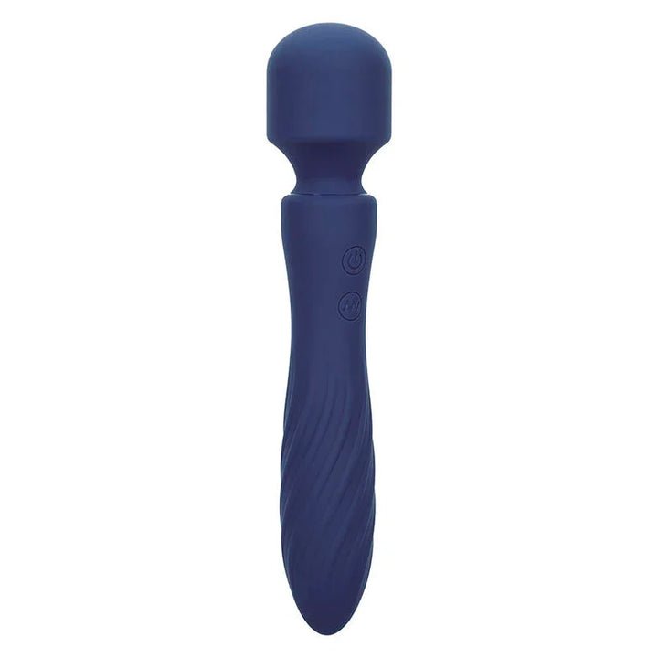 CALEXOTICS - CHARISMA MYSTIQUE MASAJEADOR DOBLE MOTOR 12 FUNCIONES 21,5 CM X 4,5 CM MORADO - Nuvica