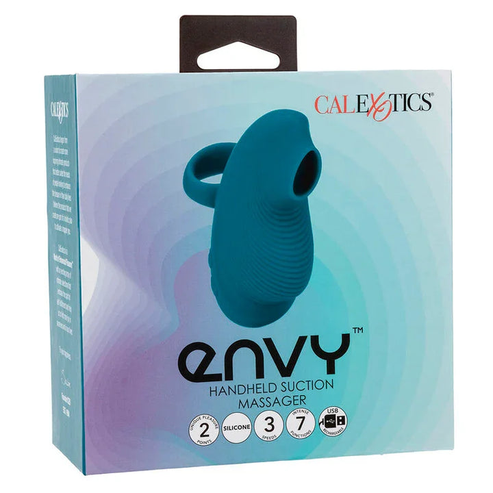 CALEXOTICS - ENVY MASAJEADOR DE BOLA RODANTE 7 VIBRACIONES AZUL - Nuvica