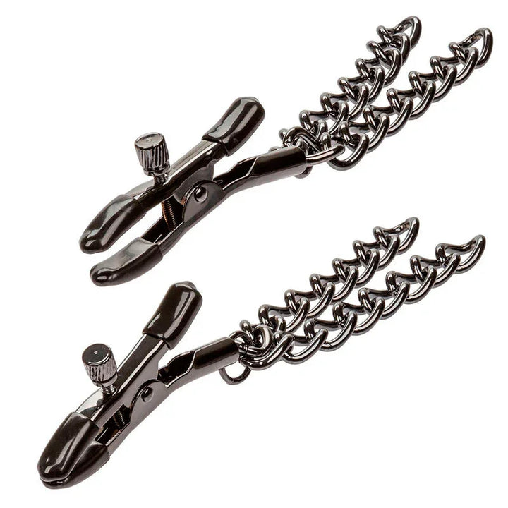 CALEXOTICS - EUPHORIA PINZAS PEZONES CON CADENA 14,5 CM - Nuvica