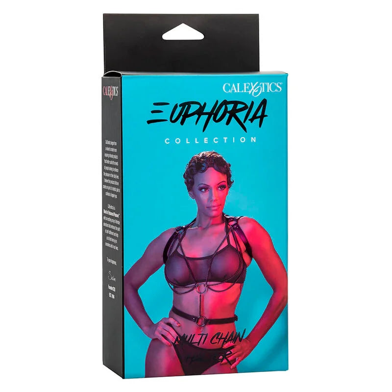 CALEXOTICS - EUPHORIA ARNÉS ESTILO CABESTRO CON MÚLTIPLES CADENAS PREMIUM - Nuvica