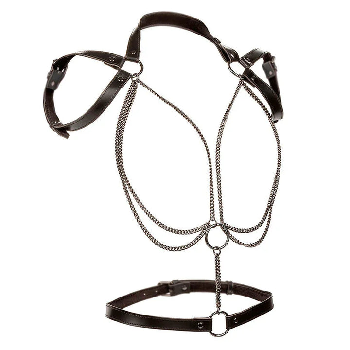 CALEXOTICS - EUPHORIA ARNÉS ESTILO CABESTRO CON MÚLTIPLES CADENAS PREMIUM - Nuvica