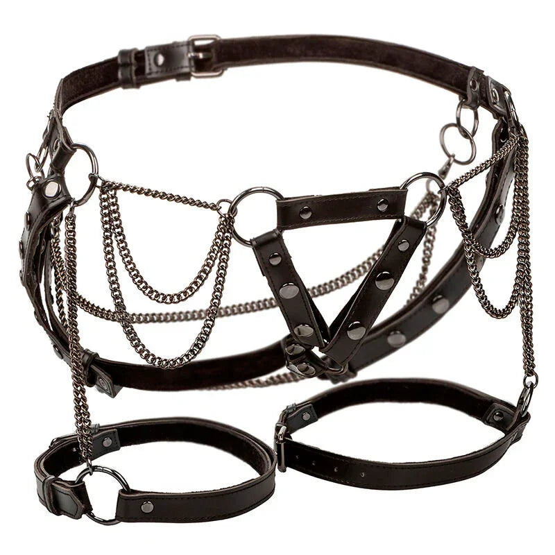 CALEXOTICS - EUPHORIA ARNÉS DE MUSLO CON CADENAS PREMIUM - Nuvica