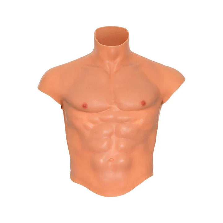 HIDDEN DESIRE - ALTER EGO CAMISETA SILICONA TORSO MASCULINO CON ABDOMINALES NATURAL - Nuvica