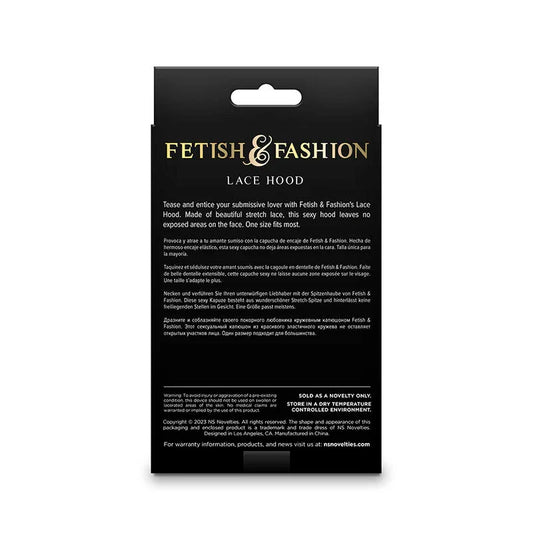 NS NOVELTIES - FETISH & FASHION PASAMONTAÑAS DE ENCAJE NEGRO - Nuvica