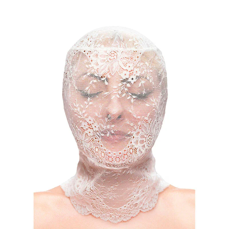 NS NOVELTIES - FETISH & FASHION PASAMONTAÑAS DE ENCAJE BLANCO - Nuvica