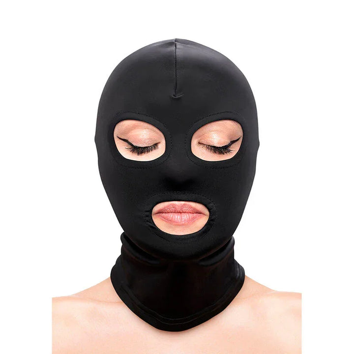 NS NOVELTIES - FETISH & FASHION PASAMONTAÑAS APERTURA DE OJOS Y BOCA NYLON NEGRO - Nuvica