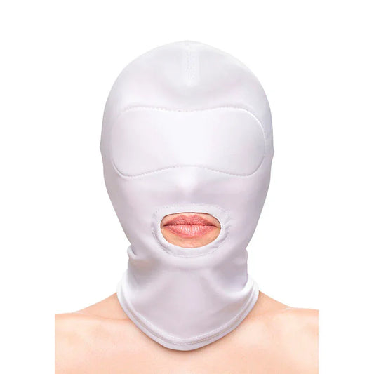 NS NOVELTIES - FETISH & FASHION PASAMONTAÑAS APERTURA DE BOCA NYLON BLANCO - Nuvica