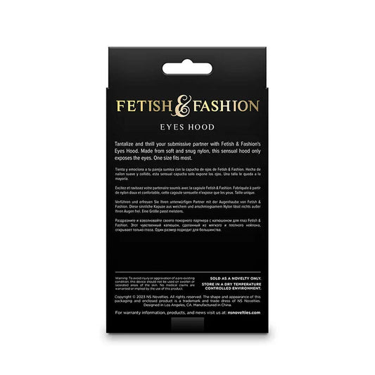 NS NOVELTIES - FETISH & FASHION PASAMONTAÑAS APERTURA DE OJOS NYLON NEGRO - Nuvica