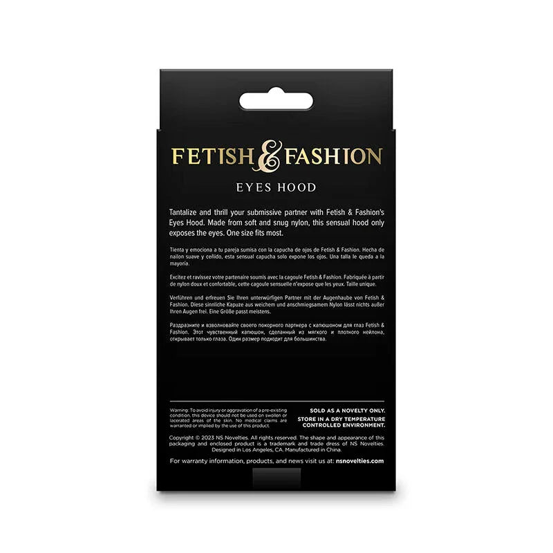 NS NOVELTIES - FETISH & FASHION PASAMONTAÑAS APERTURA DE OJOS NYLON BLANCO - Nuvica