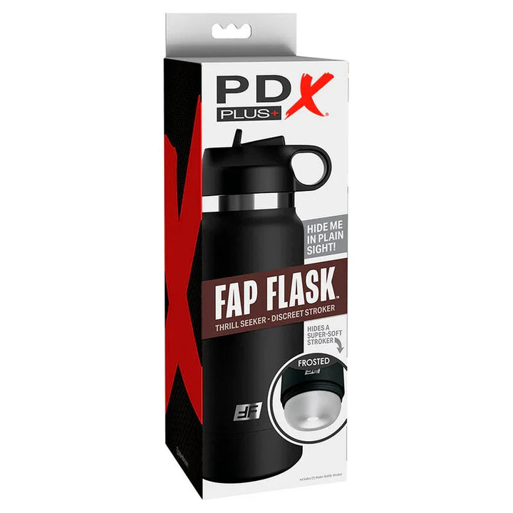 PDX PLUS - FAP FLASK ESTIMULADOR DE BOTELLA DISCRETO TRANSPARENTE MODELO 1 - Nuvica