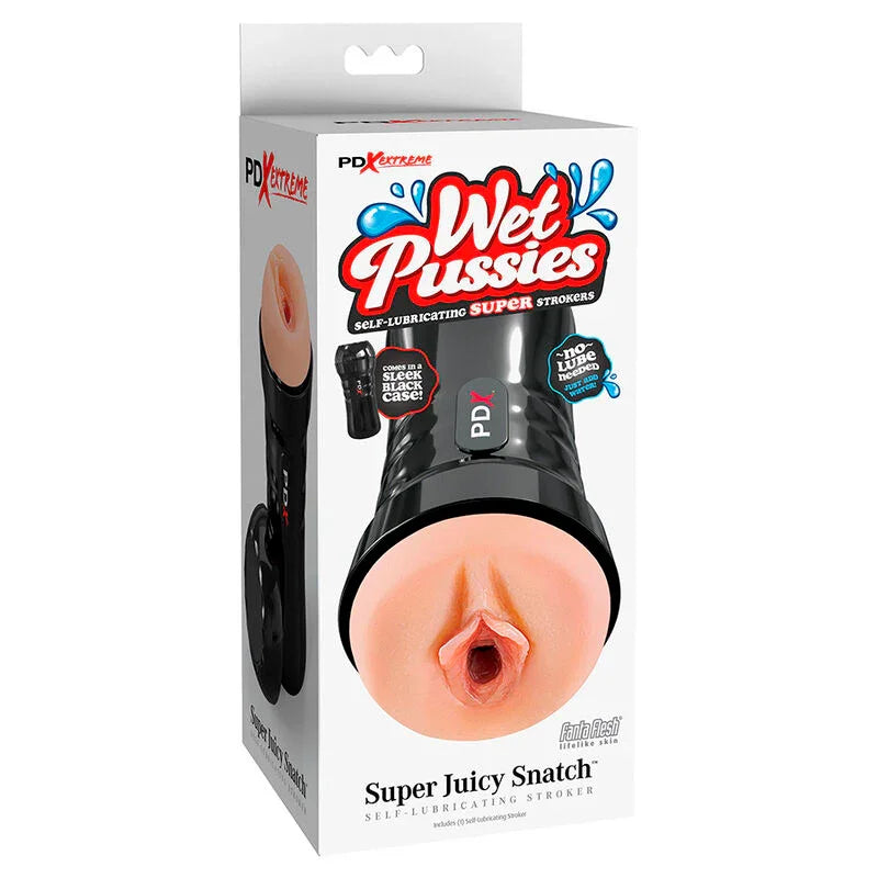 PDX EXTREME - WET PUSSIES MASTURBADOR VAGINA AUTOLUBRICANTE NATURAL - Nuvica