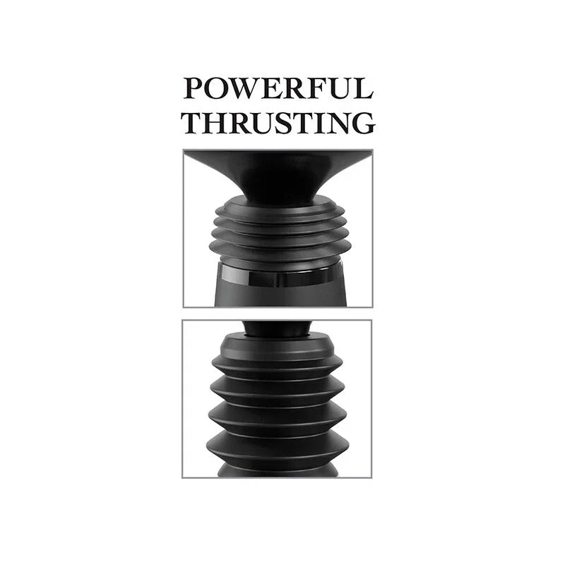 FETISH FANTASY SERIES - BODY DOCK THRUSTER SUJETA DILDOS CON 7 MODOS DE EMPUJE NEGRO - Nuvica