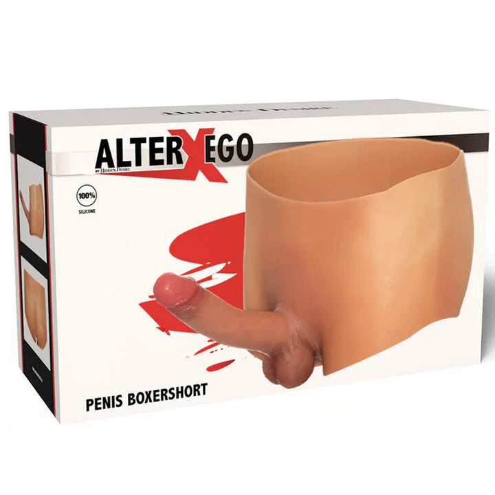 HIDDEN DESIRE - ALTER EGO BÓXER CON PENE 18 CM NATURAL TALLA S/M - Nuvica
