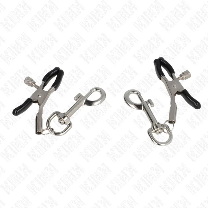 KINK - PINZAS PARA PEZONES CON GANCHO 6 CM - Nuvica