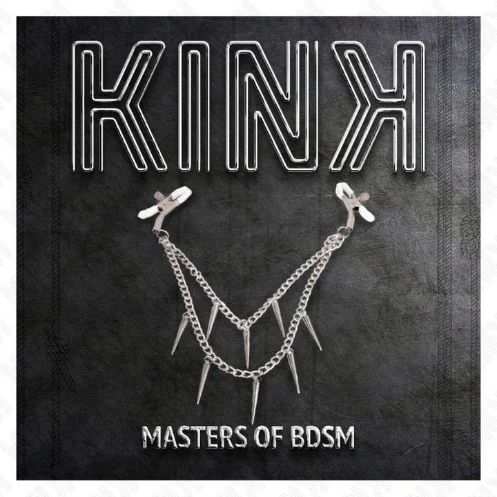 KINK - PINZAS PARA PEZONES CON CADENA DE PÚAS 30 CM - Nuvica