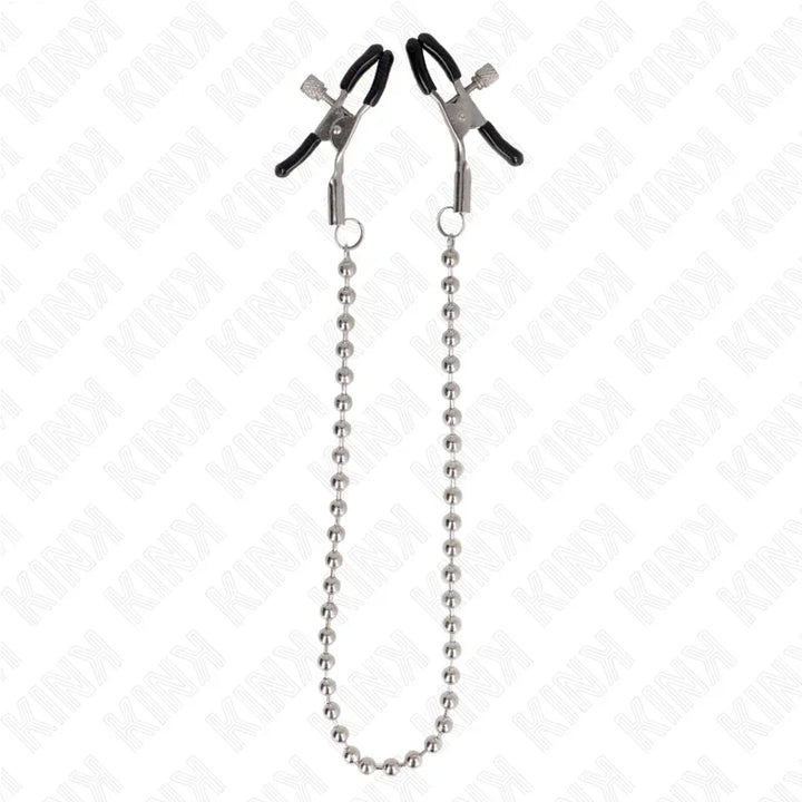 KINK - PINZAS PARA PEZONES CON CADENA DE BOLAS 30 CM - Nuvica