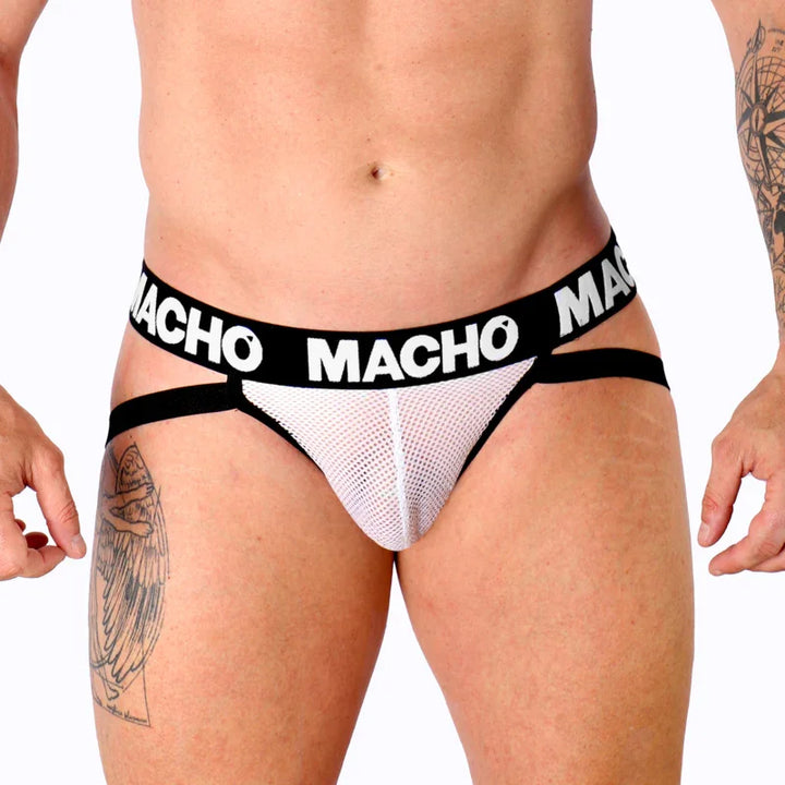 MACHO - MX26X1 JOCK REJILLA BLANCO S - Nuvica