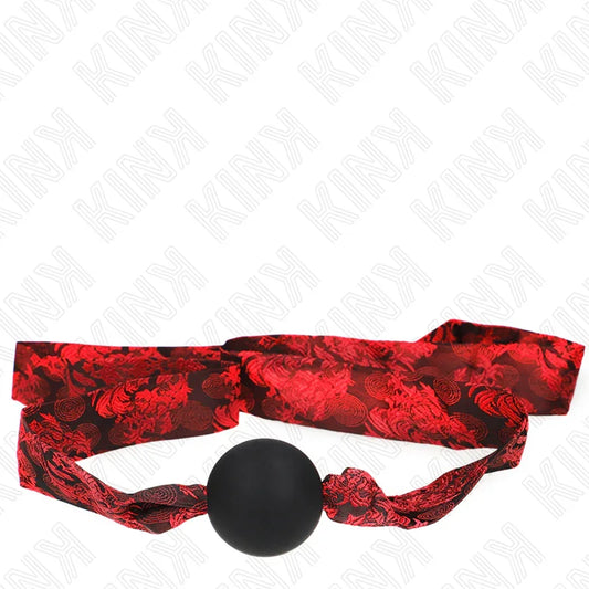 KINK - MORDAZA DE BOLA 4.5 CM DE SILICONA SCANDAL MODELO 2 146 x 4 CM - Nuvica