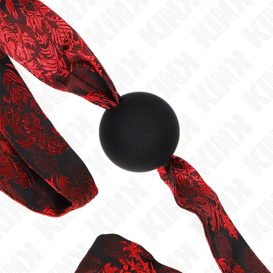 KINK - MORDAZA DE BOLA 4.5 CM DE SILICONA SCANDAL MODELO 2 146 x 4 CM - Nuvica
