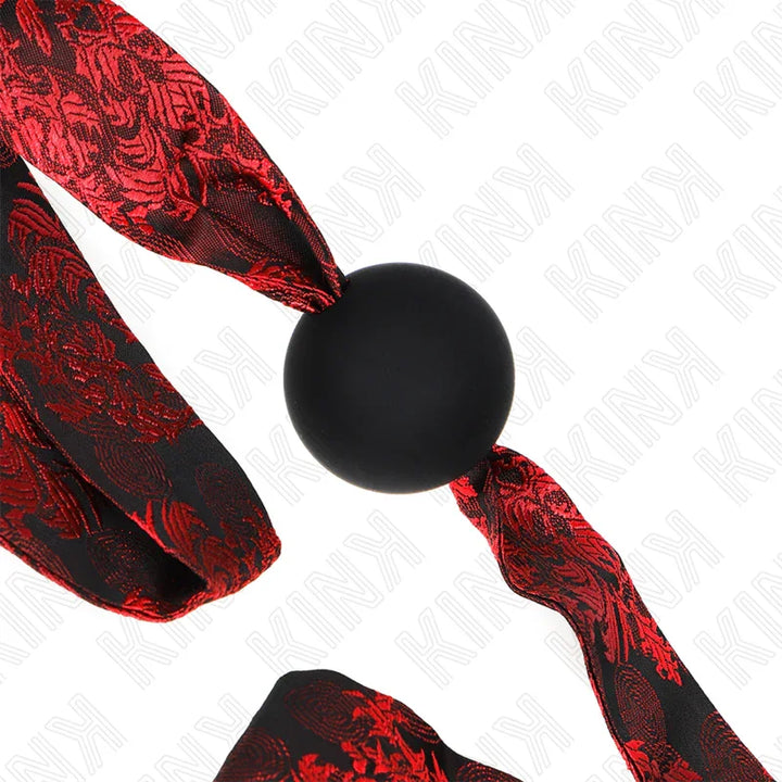 KINK - MORDAZA DE BOLA 4.5 CM DE SILICONA SCANDAL MODELO 2 146 x 4 CM - Nuvica