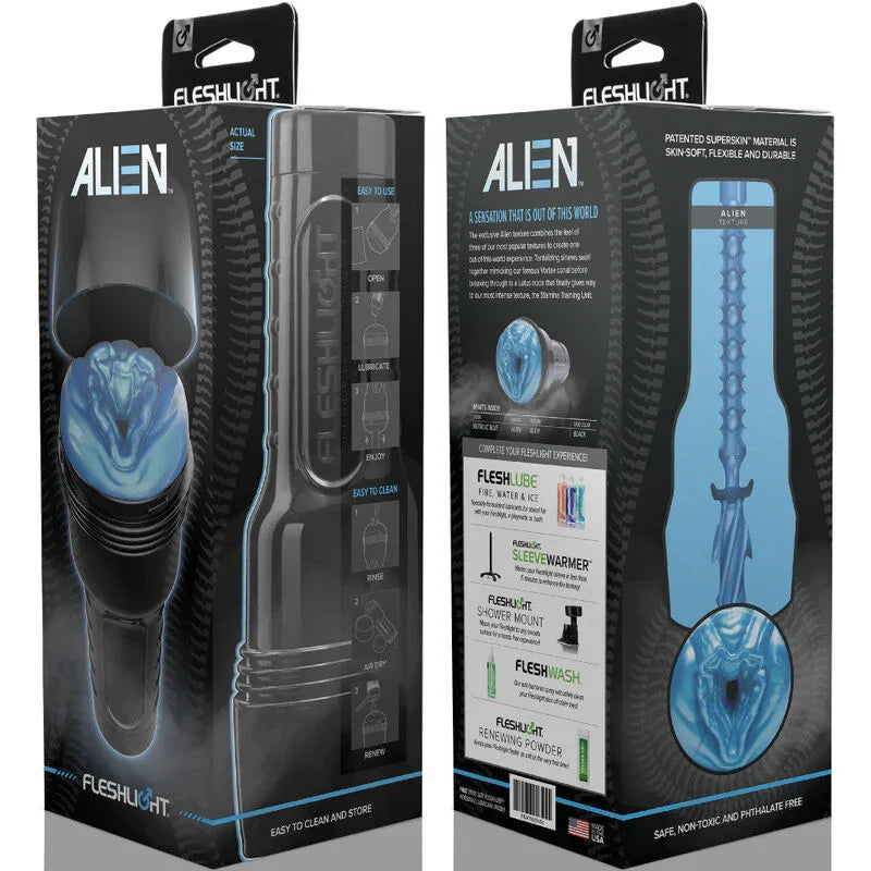 FLESHLIGHT - ALIEN FREAKS MASTURBADOR VAGINA - Nuvica