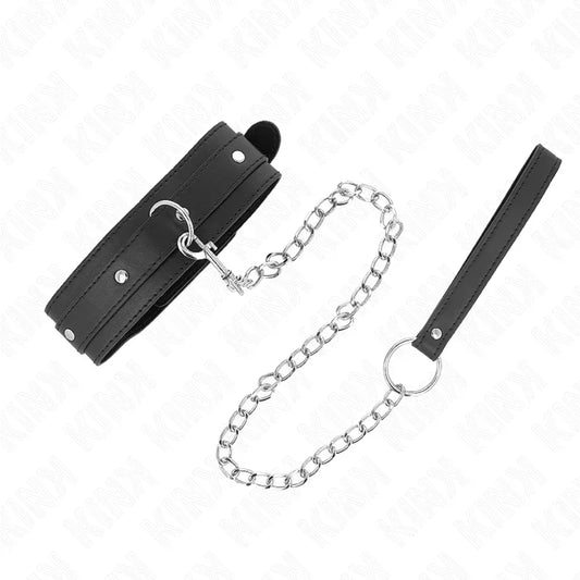 KINK - COLLAR CON CORREA 65 CM 1 ANILLO AJUSTABLE 38-49 CM X 5 CM - Nuvica