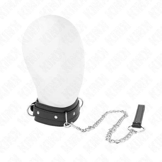 KINK - COLLAR CON CORREA 65 CM 3 ANILLOS MODELO 1 AJUSTABLE 38-49 CM X 5 CM - Nuvica