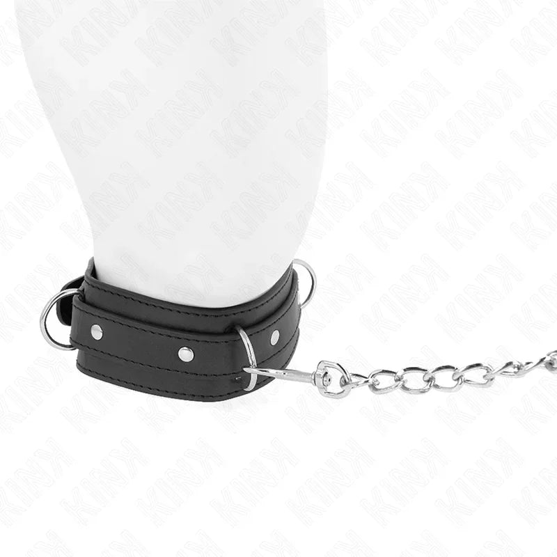 KINK - COLLAR CON CORREA 65 CM 3 ANILLOS MODELO 1 AJUSTABLE 38-49 CM X 5 CM - Nuvica