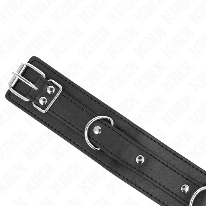 KINK - COLLAR CON CORREA 65 CM 3 ANILLOS MODELO 1 AJUSTABLE 38-49 CM X 5 CM - Nuvica