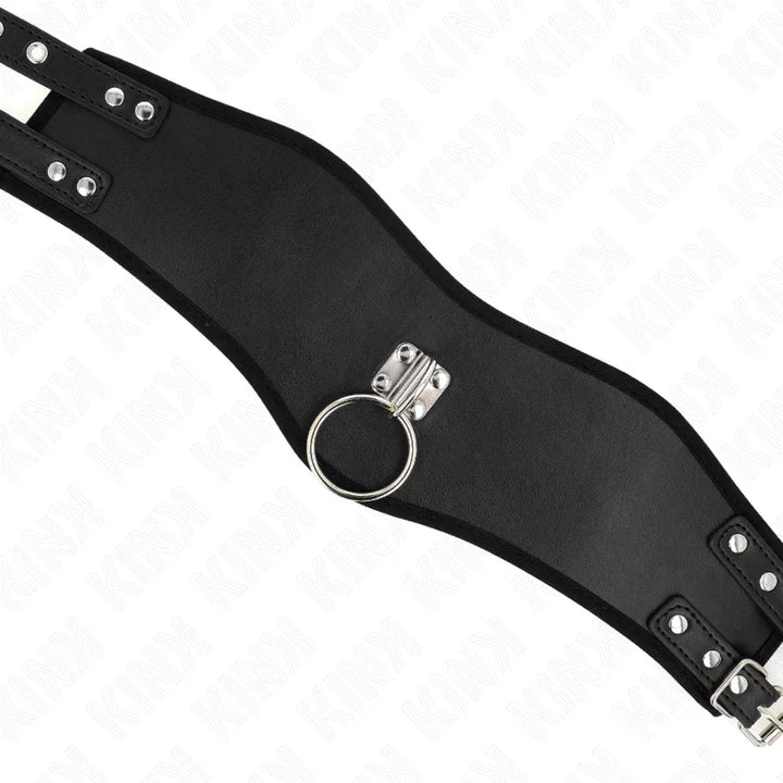 KINK - COLLAR CON CORREA 65 CM ANCHO NEGRO AJUSTABLE 40-55 CM X 10 CM - Nuvica